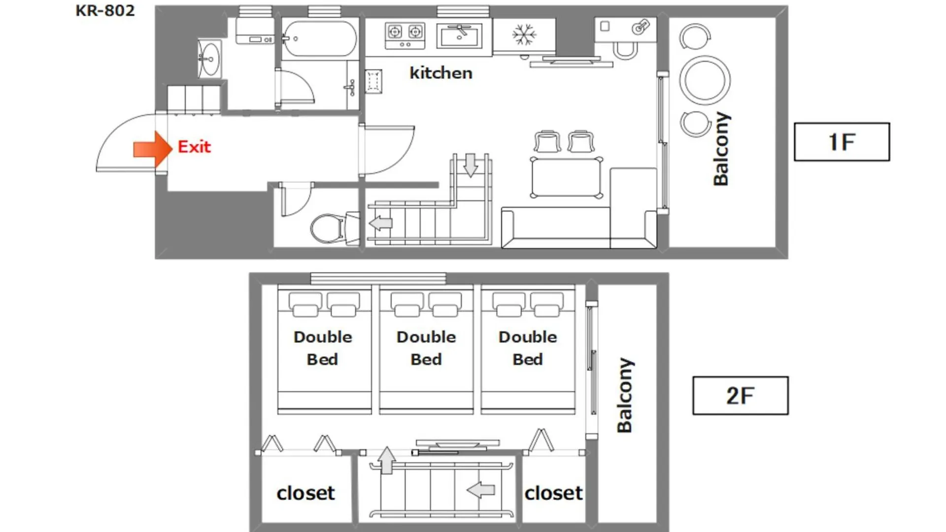 Kuromon Royal Apartment Osaka